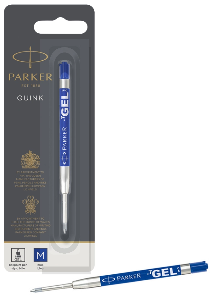 Een gelpenvulling parker blauw 0 7mm koop je bij NiceSupplies.nl