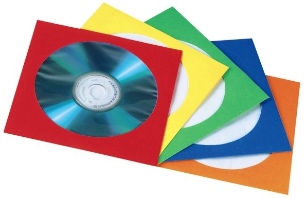 Een hama cd dvd-papieren tas voor 1 cd-dvd gekleurd assorti koop je bij NiceSupplies.nl