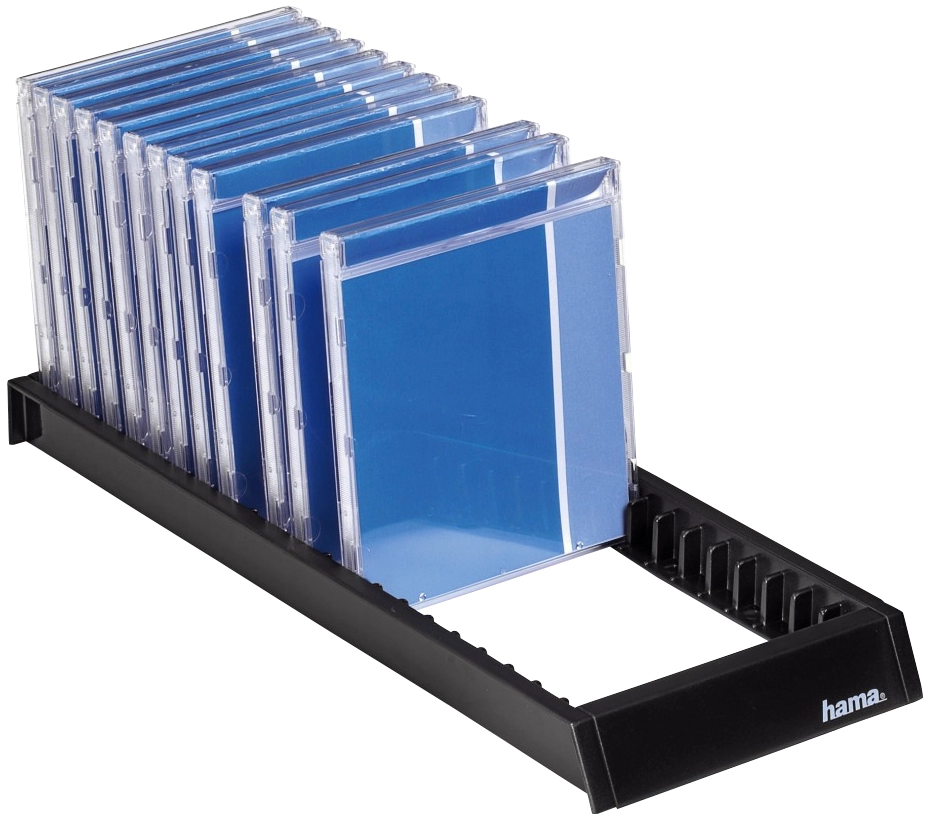 Een hama cd dvd-standaard cd flipper voor 22 cds zwart koop je bij NiceSupplies.nl