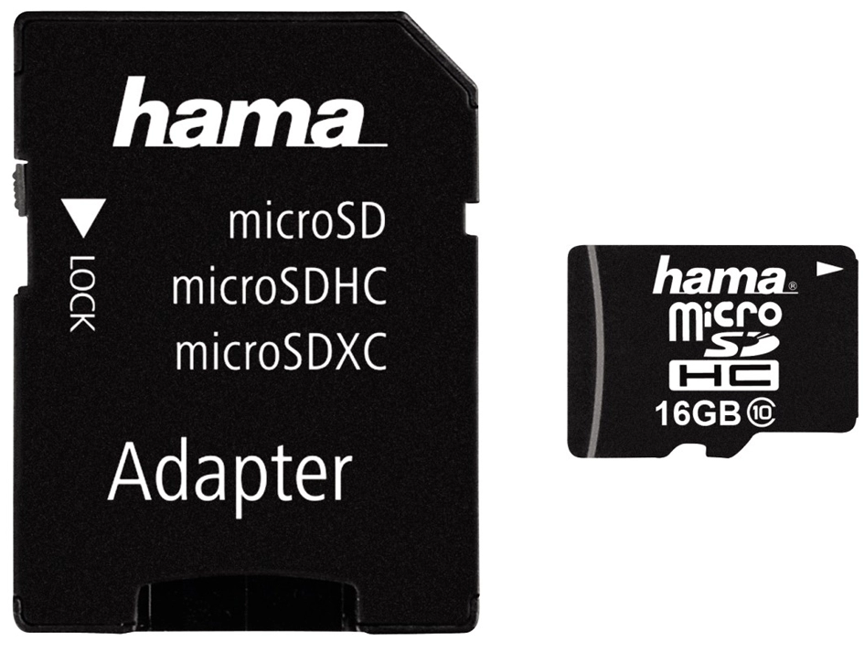 Een hama geheugenkaart micro securedigital high capacity 16 gb koop je bij NiceSupplies.nl