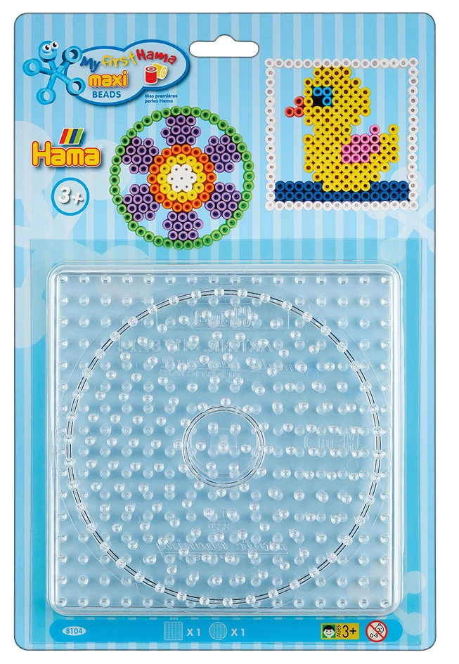 Een hama stiftplaten groots quadrat grootr kreis in blister koop je bij NiceSupplies.nl