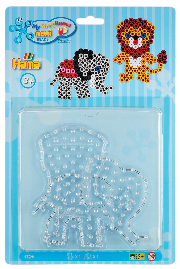 Een hama stiftplaten löwe kleiner elefant in blister koop je bij NiceSupplies.nl