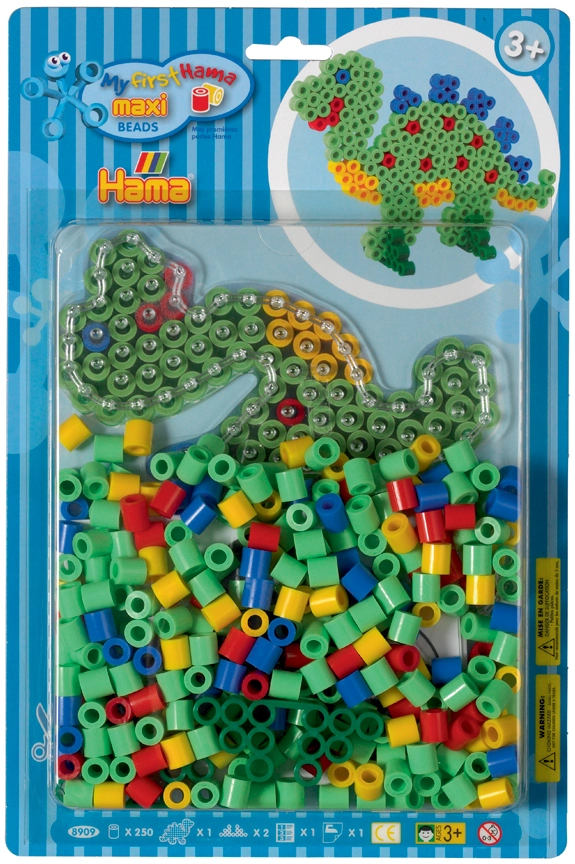 Een hama stijkkralen maxi dinosaurier in blister koop je bij NiceSupplies.nl