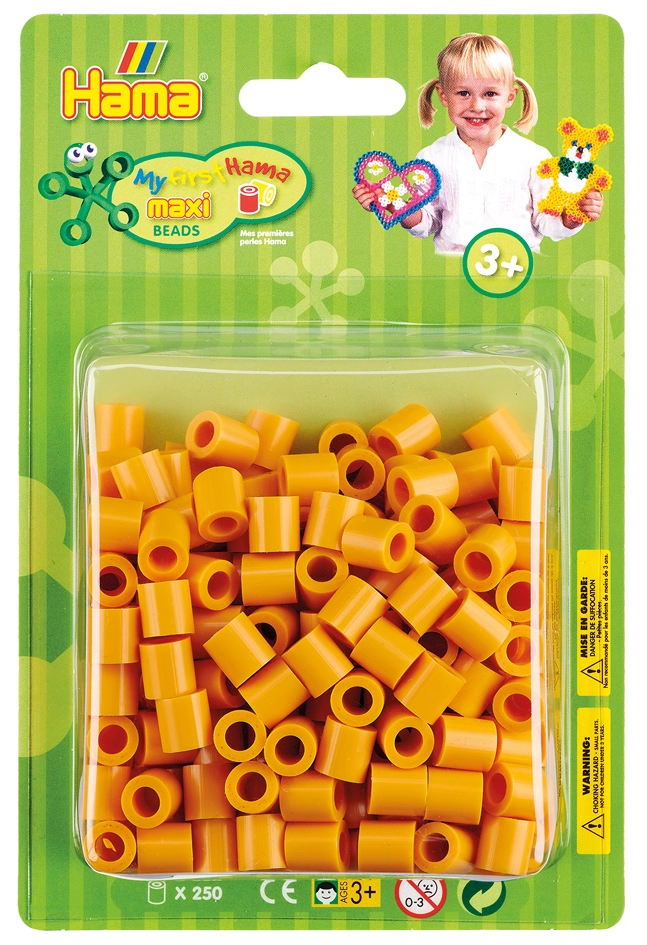 Een hama stijkkralen maxi teddybärenbruin in blister koop je bij NiceSupplies.nl