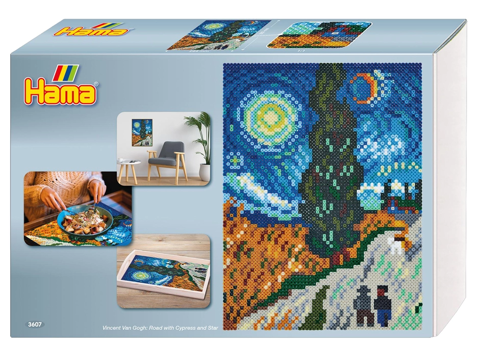 Een hama stijkkralen midi art van gogh geschenkverpakking koop je bij NiceSupplies.nl