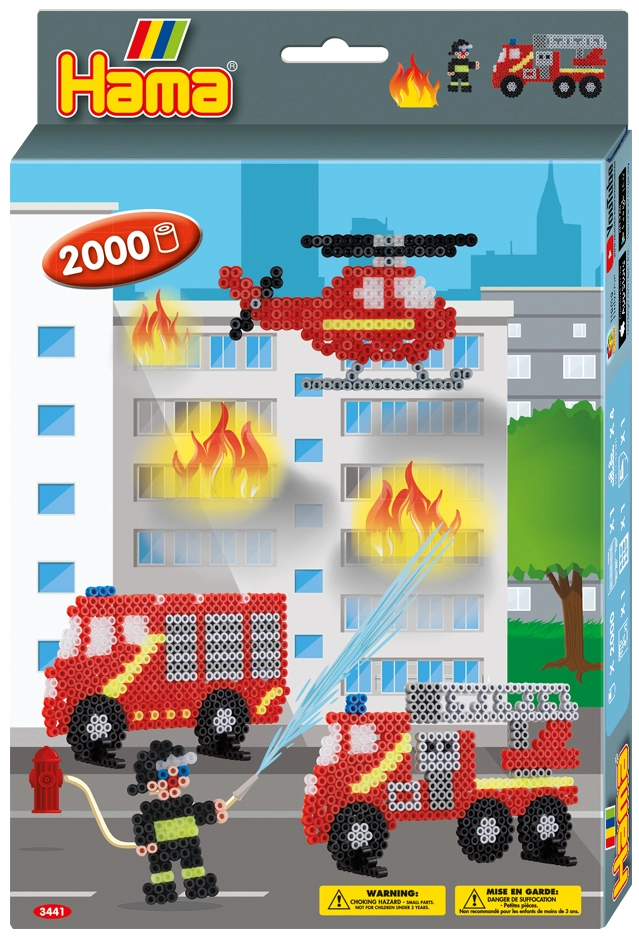 Een hama stijkkralen midi feuerwehr geschenkverpakking koop je bij NiceSupplies.nl