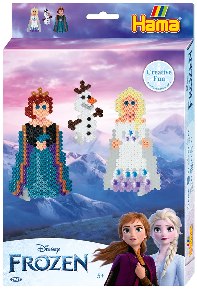 Een hama stijkkralen midi frozen kleine geschenkverpakking koop je bij NiceSupplies.nl