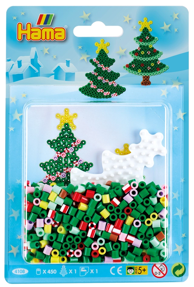 Een hama stijkkralen midi kerstbaum in blister koop je bij NiceSupplies.nl