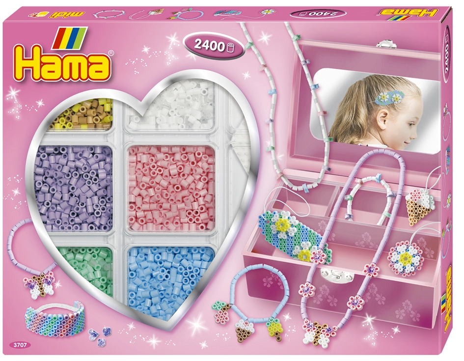 Een hama stijkkralen midi kreativbox-sier geschenkverpakking koop je bij NiceSupplies.nl