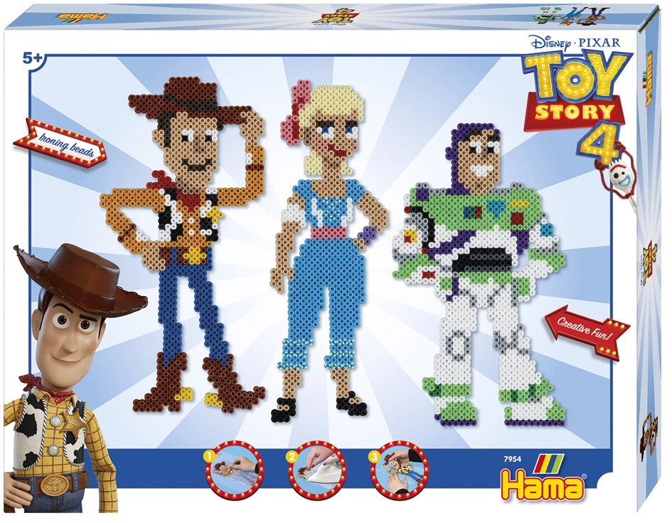 Een hama stijkkralen midi toy story 4 geschenkset koop je bij NiceSupplies.nl