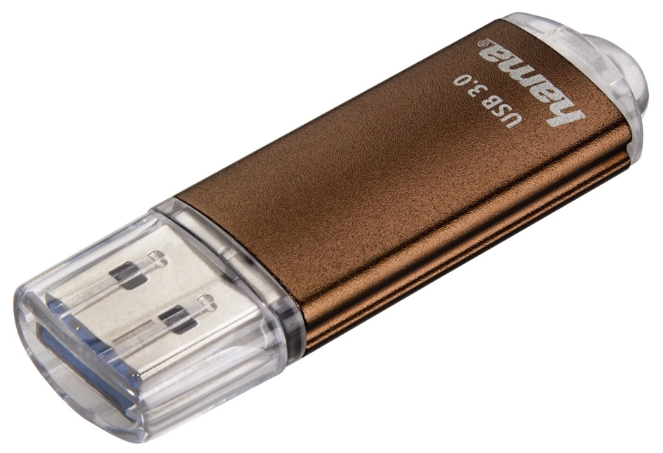 Een hama usb 30 geheugenstick flashpen laeta 128 gb bruin koop je bij NiceSupplies.nl