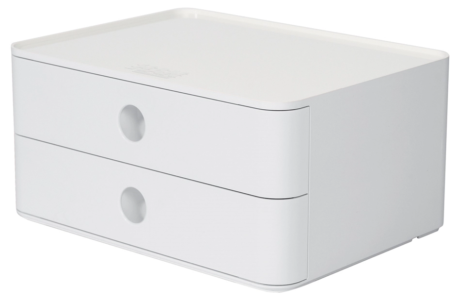 Een han ladenbox smart-box allison stapelbaar snow white koop je bij NiceSupplies.nl