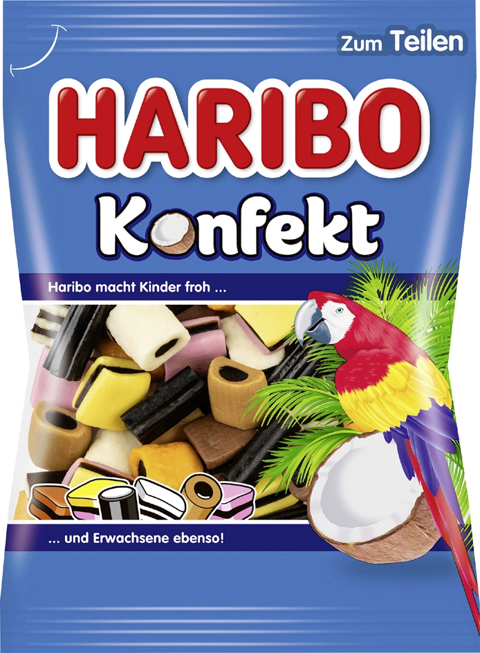 Een haribo fruchtgummi konfekt 175 g zak koop je bij NiceSupplies.nl