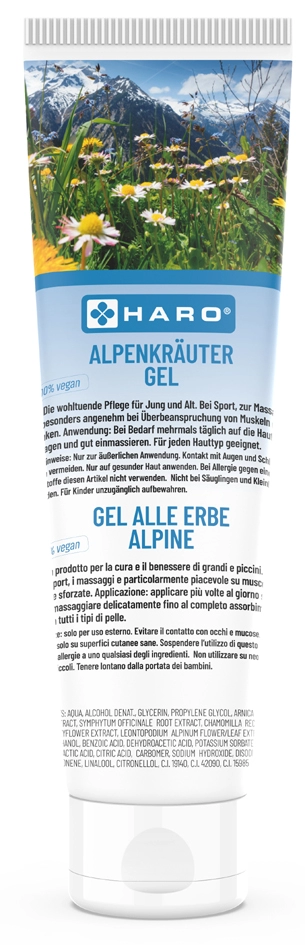 Een haro alpenkräuter gel 100 ml tube koop je bij NiceSupplies.nl