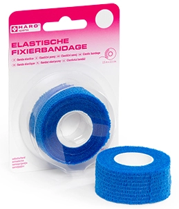 Een haro elastische fixierbandage 25 mmx2,5 m orange koop je bij NiceSupplies.nl