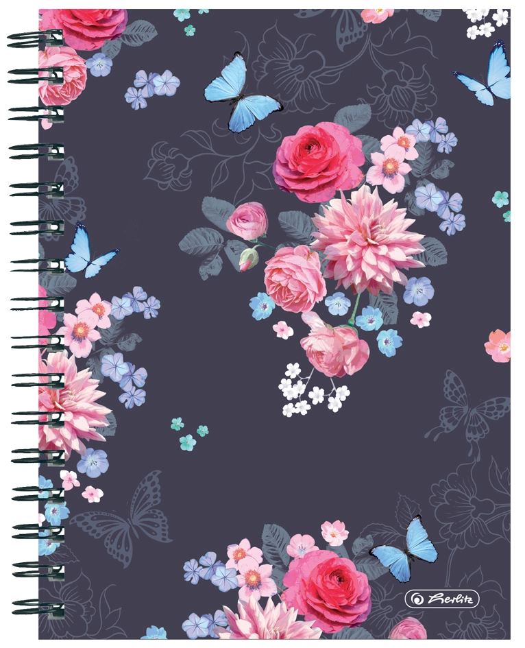 Een herlitz collegeblok ladylike flowers din a5 100 vel koop je bij NiceSupplies.nl