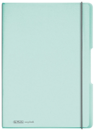 Een herlitz notitieboek mybook flex pastel a4 pp-cover mint- koop je bij NiceSupplies.nl