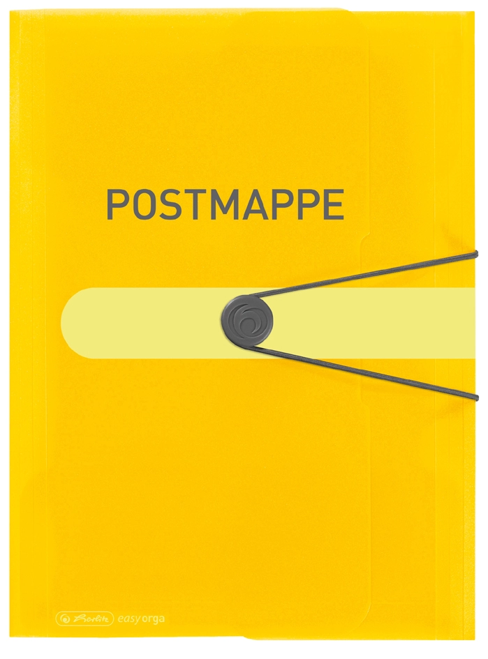 Een herlitz postmap easy orga to go pp-folie din a4 geel koop je bij NiceSupplies.nl