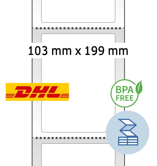 Een herma thermodirekt-verzendetiketten 103x199 mm koop je bij NiceSupplies.nl