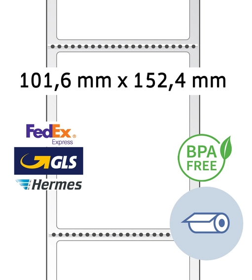 Een herma thermodirekt-verzendetiketten rol 103x199 mm koop je bij NiceSupplies.nl