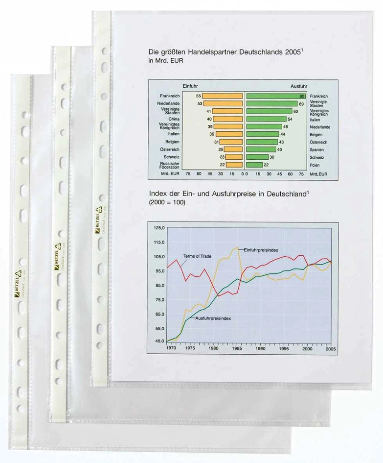 Een hetzel foldermap economic a4 pp generfd 0-05mm koop je bij NiceSupplies.nl