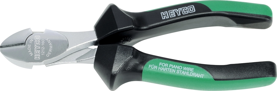 Een heyco kraftseitensnijr lengte 160mm groen-zwart koop je bij NiceSupplies.nl