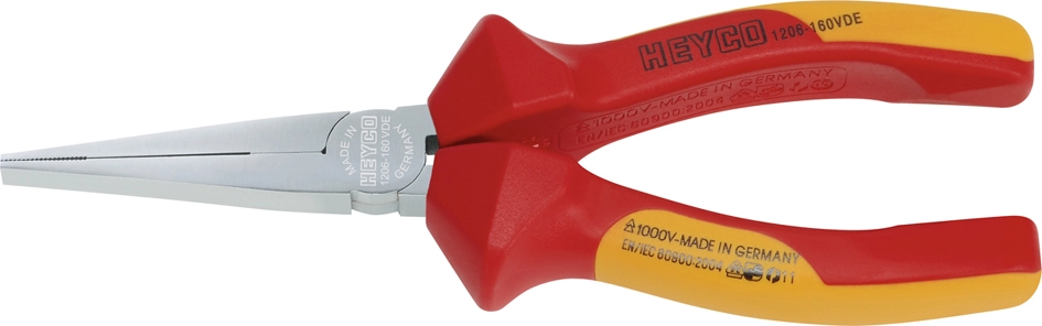 Een heyco vde plaat tang lengte 160mm rood-geel koop je bij NiceSupplies.nl