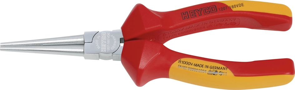 Een heyco vde ronde tang lengte 160mm rood-geel koop je bij NiceSupplies.nl