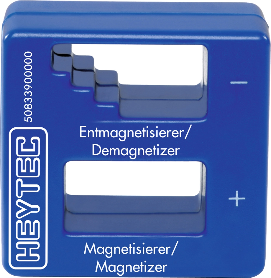 Een heytec magnetisierer en entmagnetisierer blauw koop je bij NiceSupplies.nl