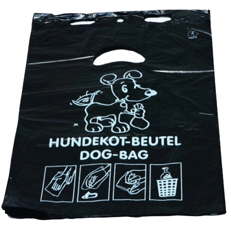 Een hundekotzak van hdpe-folie 3 liter zwart koop je bij NiceSupplies.nl