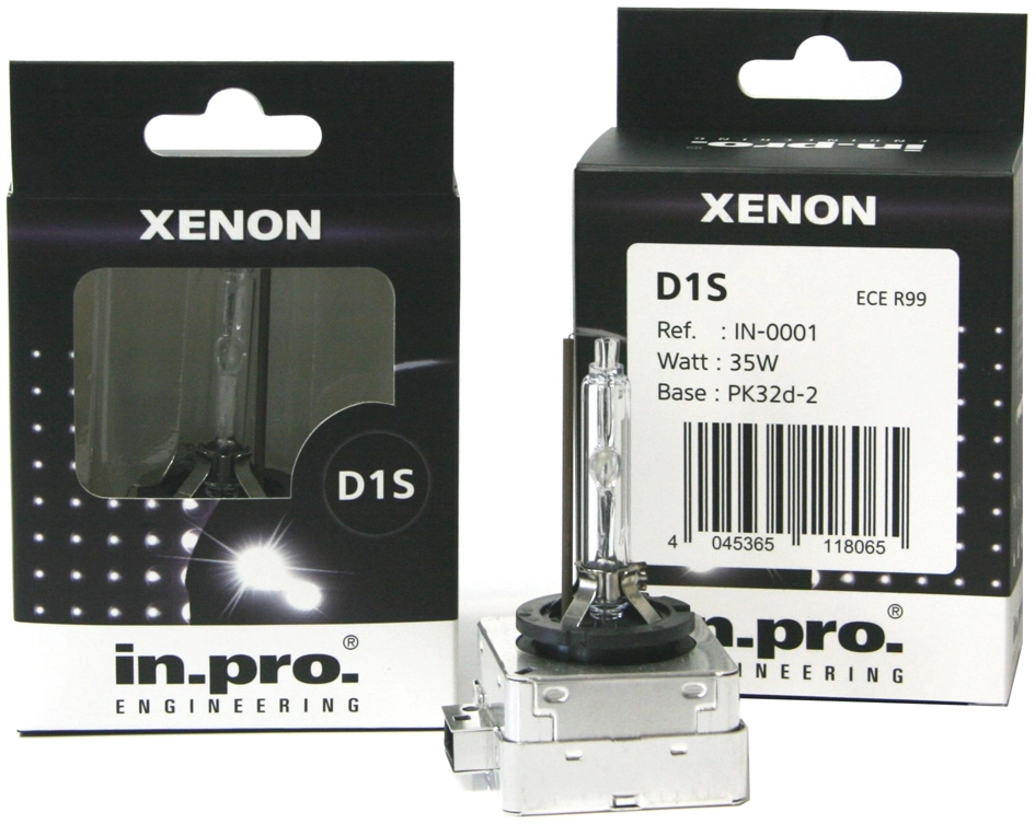 Een in-pro kfz-lamp d1s xenon hid 35w pk32d-2 85 v 35 watt koop je bij NiceSupplies.nl