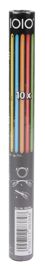 Een ioio neon-knick-leuchtsticks fls 30221 100 stuks pak koop je bij NiceSupplies.nl