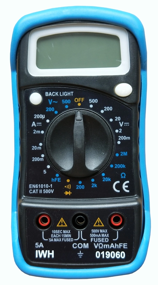 Een iwh digimunt multimeter met lcd-display koop je bij NiceSupplies.nl