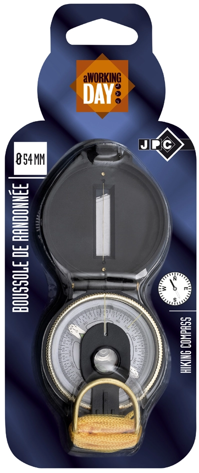 Een jpc wanderkompass diameter 54 mm met deksel koop je bij NiceSupplies.nl