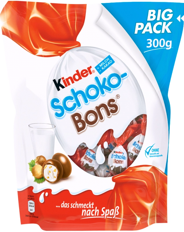 Een kinder chocobonbons choco-bons big pak 300 g koop je bij NiceSupplies.nl