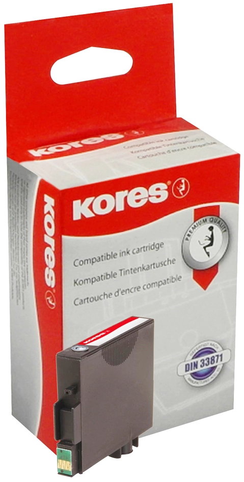 Een kores inktcartridge g1627bk vervangt epson t2711 zwart koop je bij NiceSupplies.nl