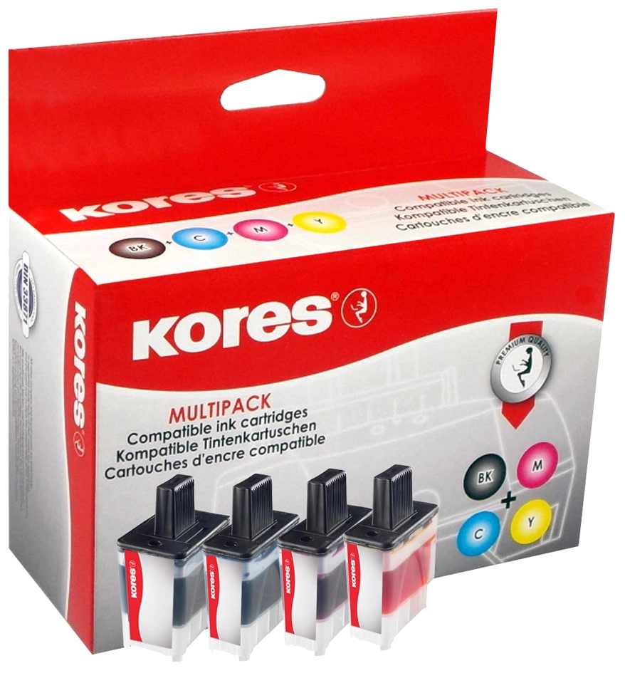 Een kores multi-pak tinte g1537kit vervangt brother lc-3219xl koop je bij NiceSupplies.nl