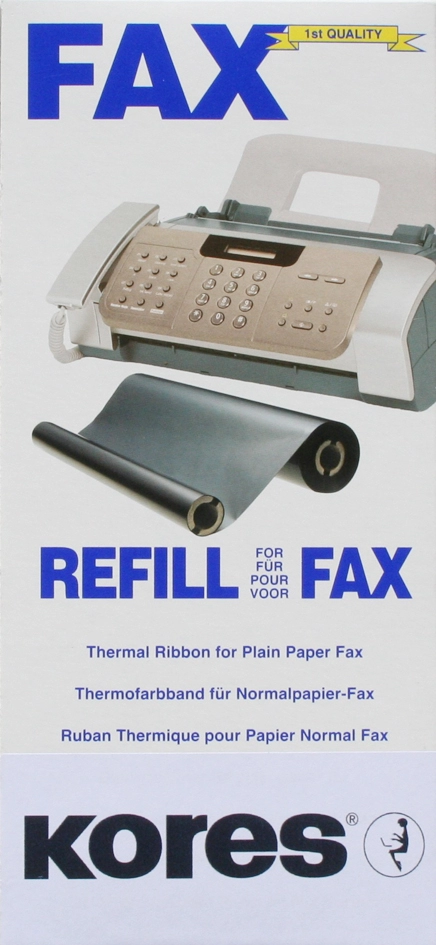 Een kores thermotransfer-rollen voor brother fax 1010 zwart koop je bij NiceSupplies.nl