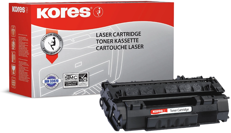 Een kores toner g1228rbb vervangt hp ce741a-307a cyaan koop je bij NiceSupplies.nl