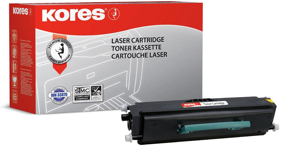 Een kores toner g1381rb vervangt lexmark e260a21e zwart koop je bij NiceSupplies.nl