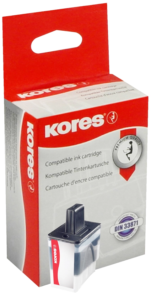 Een kores toner g1525bk vervangt brother lc-123bk zwart koop je bij NiceSupplies.nl