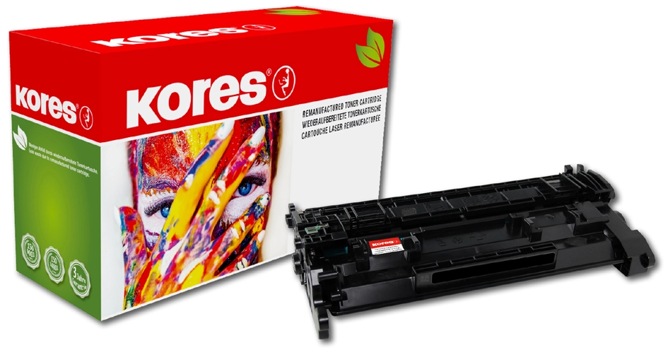 Een kores toner g2540hcrb vervangt hp cf287x zwart koop je bij NiceSupplies.nl