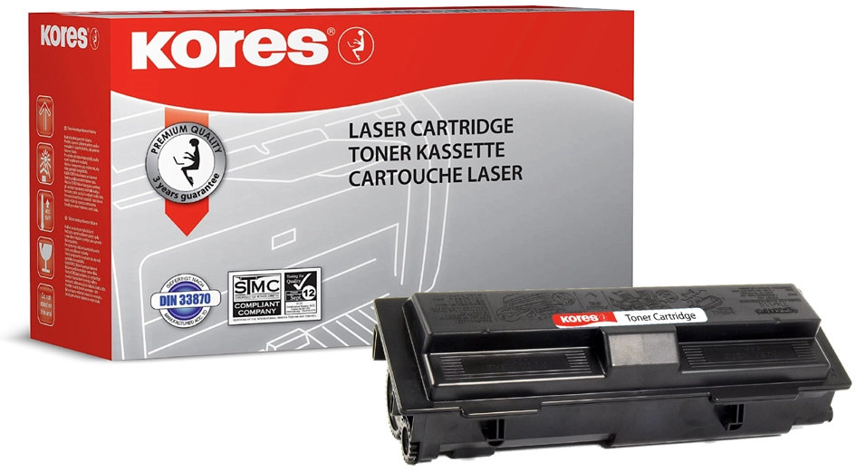 Een kores toner voor kyocera-mita fs-1030-fs-1130 zwart koop je bij NiceSupplies.nl