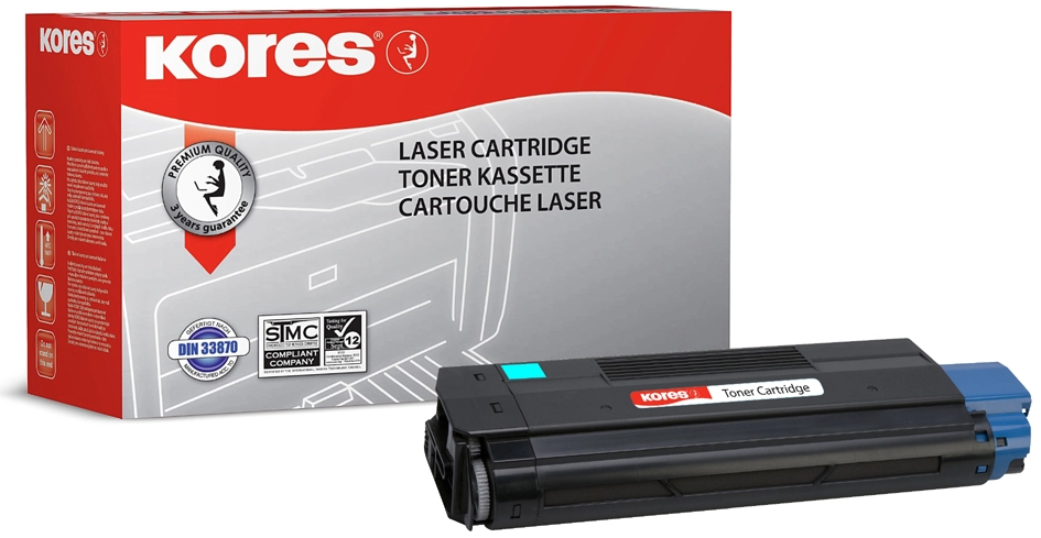 Een kores toner voor oki b401 zwart koop je bij NiceSupplies.nl