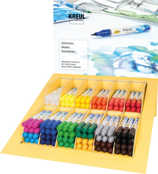 Een kreul aqua paint marker solo goya display koop je bij NiceSupplies.nl