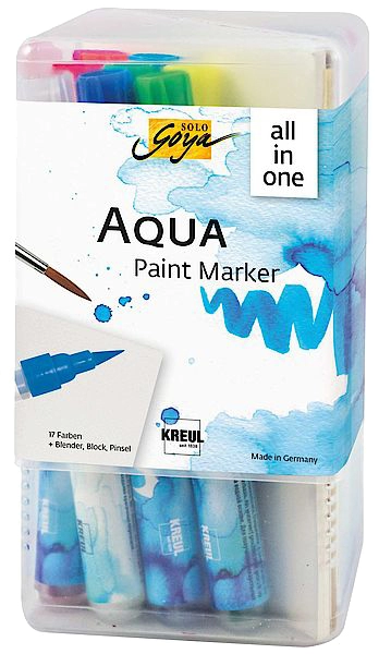 Een kreul aqua paint marker solo goya powerpak xxl koop je bij NiceSupplies.nl