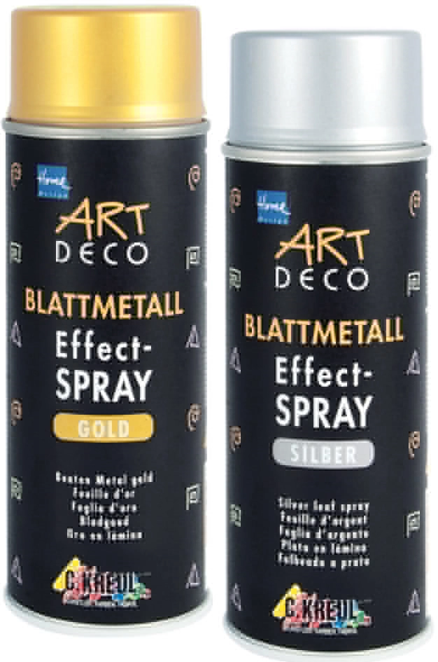 Een kreul bladmetaal effect-spray home design art deco goud koop je bij NiceSupplies.nl