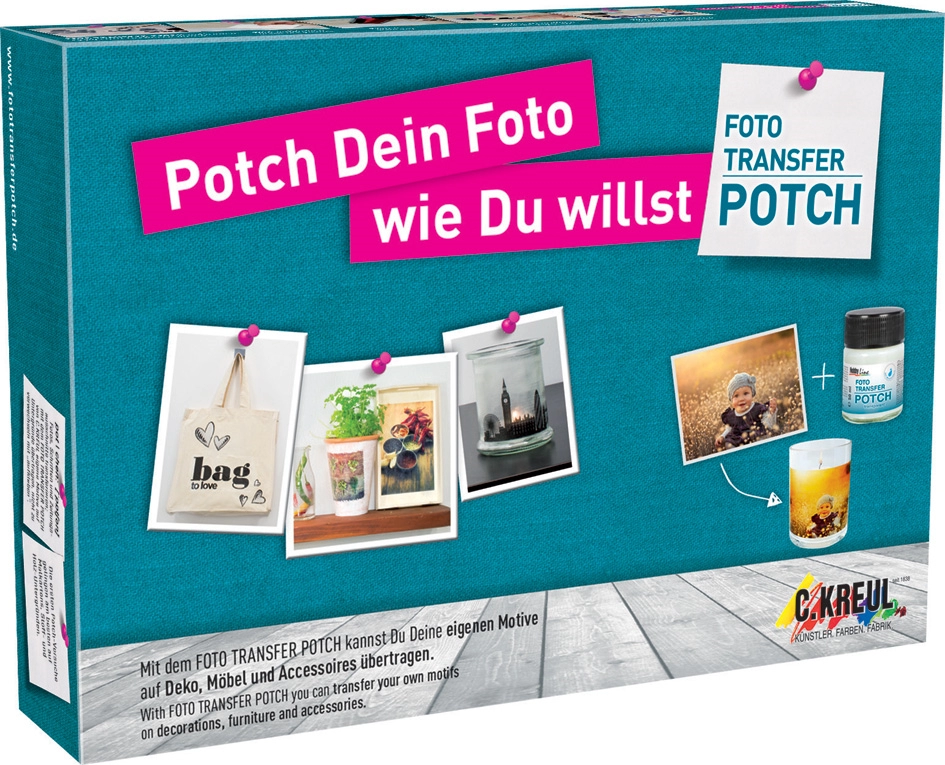 Een kreul foto transfer potch hobby line set nieuw design koop je bij NiceSupplies.nl