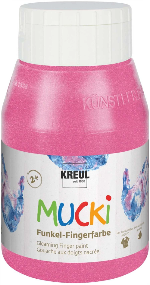 Een kreul funkel-vingerverf mucki diamanten-blauw 500 ml koop je bij NiceSupplies.nl