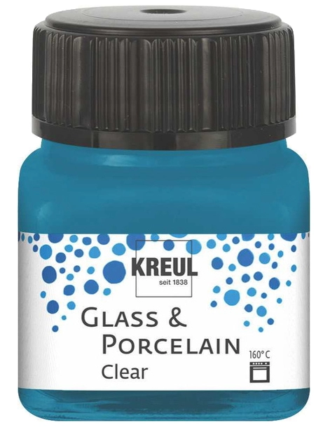 Een kreul glas-en porceleinverf clear appelgroen 20 ml koop je bij NiceSupplies.nl